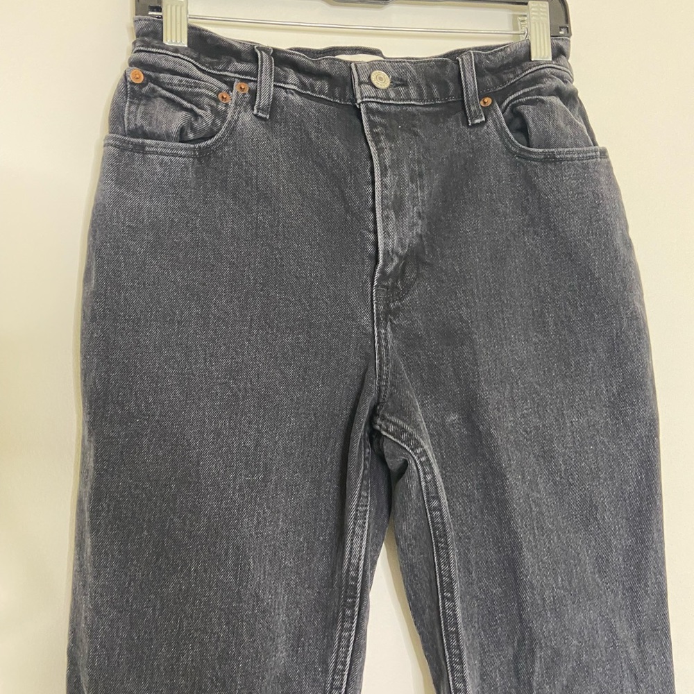 BNWOT Abercrombie & fitch black the ‘70s vintage flare ultra high rise jeans - Picture 3 of 6